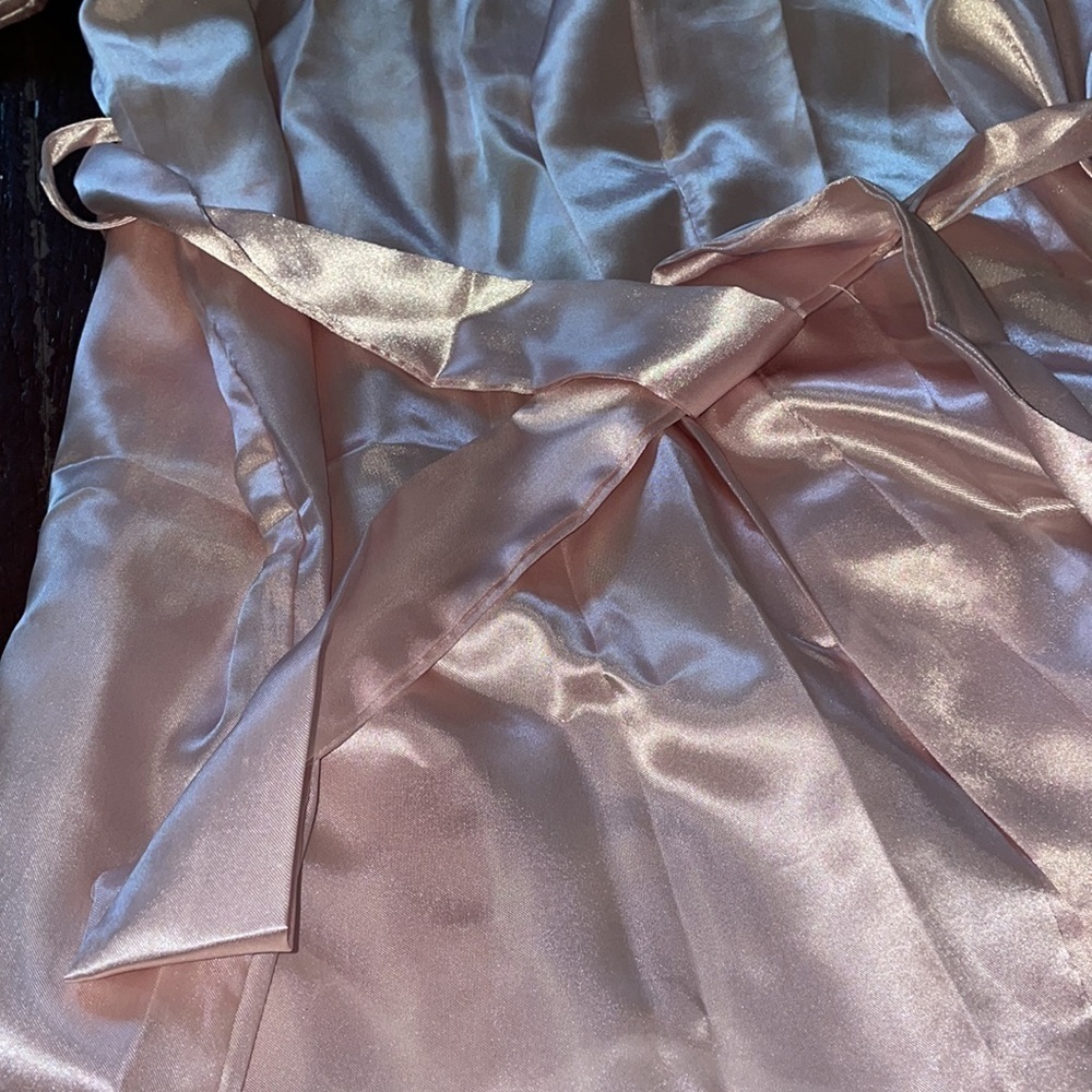 Women's Bridesmaid Rhinestone Bedazzled Robe - Picture 9 of 12
